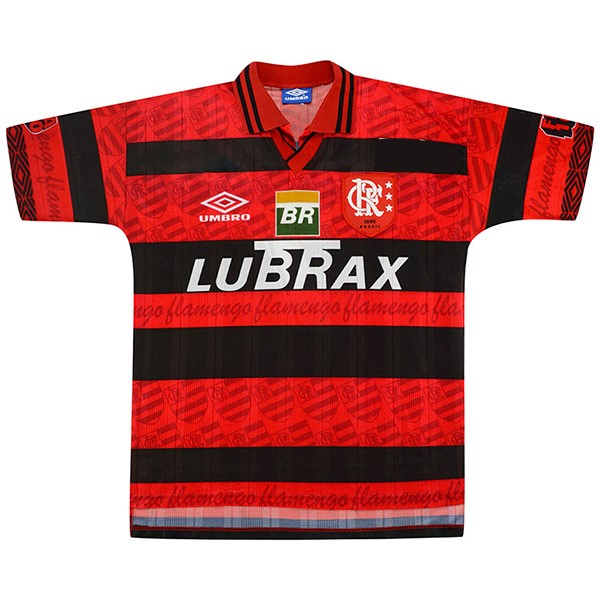 Tailandia Camiseta Flamengo Primera Retro 1995 1996 Rojo